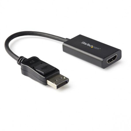 StarTech.com Adattatore DisplayPort a HDMI 4K 60Hz - Convertitore video attivo da DP 1.4 a HDMI 2.0 - Dongle/Cavo a (DP2HD4K60H)