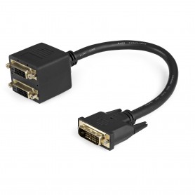 StarTech.com Cavo splitter video digitiale DVI-D a 2 DVI-D da 30 cm - M/F (DVISPL1DD)