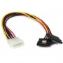 StarTech.com Adattatore splitter cavo di alimentazione Y LP4 a 2 SATA latching da 30 cm - 4 pin a dual SATA (PYO2LP4LSATA)