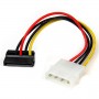 StarTech.com Adattatore cavo di alimentazione Molex a SATA con angolare sinistro 4 pin 15 cm (SATAPOWADPL)