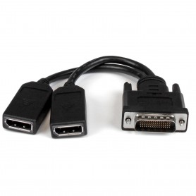StarTech.com Cavo Adattatore LFH59 / DMS59 a doppio DisplayPort - Convertitore LFH59 a due uscite DP da 20cm (DMSDPDP1)