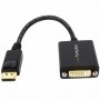 StarTech.com Adattatore DisplayPort DVI - Convertitore video da DisplayPort a DVI-D 1080p - Cavo adattatore da DP 1.2  (DP2DVI2)