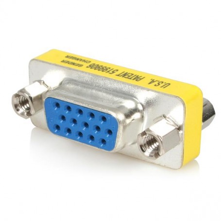 StarTech.com Accoppiatore VGA - Adattatore prolunga cavo VGA femmina a femmina - VGA Gender Changer F/F (GC15HSF)