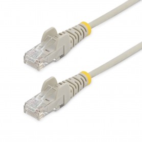 StarTech.com Cavo di Rete Ethernet Snagless CAT6 da 3m - Cavo Patch antigroviglio slim RJ45 - Grigio (N6PAT300CMGRS)