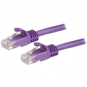 StarTech.com Cavo patch CAT6 da 7,5 m - Filo di rame al 100% - Connettore antistrappo - Viola (N6PATC750CMPL)