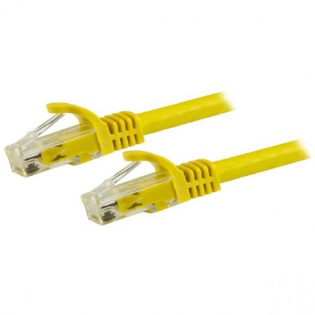 StarTech.com Cavo patch CAT6 1,5 m - Filo di rame al 100% - Connettore antistrappo - Giallo (N6PATC150CMYL)
