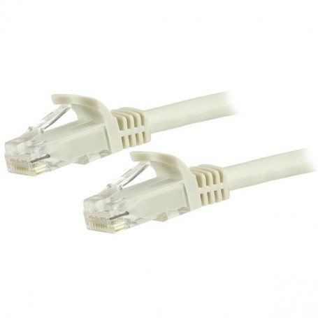 StarTech.com Cavo patch CAT6 1,5 m - Filo di rame al 100% - Connettore antistrappo - Bianco (N6PATC150CMWH)