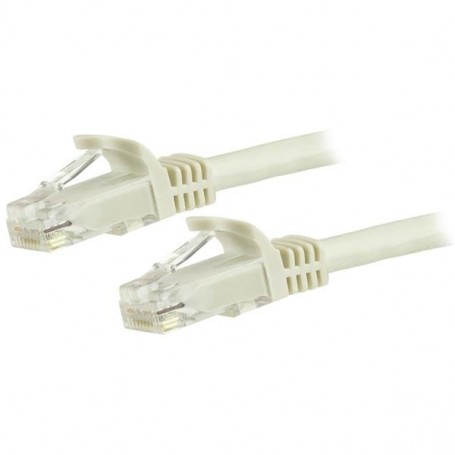 StarTech.com Cavo di rete CAT 6 - Cavo Patch Ethernet RJ45 UTP bianco da 5m antigroviglio (N6PATC5MWH)