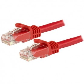 StarTech.com Cavo patch antigroviglio UTP RJ45 Cat6 Gigabit 15 m rosso - Cavo patch 15 m (N6PATC15MRD)