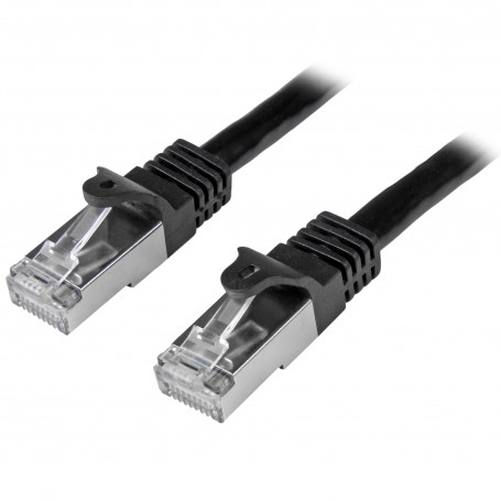 StarTech.com N6SPAT3MBK cavo di rete Nero 3 m Cat6 SF/UTP (S-FTP) (N6SPAT3MBK)