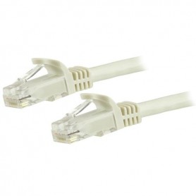 StarTech.com Cavo patch CAT6 da 7,5 m - Filo di rame al 100% - Connettore antistrappo - Bianco (N6PATC750CMWH)