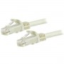 StarTech.com Cavo patch CAT6 da 7,5 m - Filo di rame al 100% - Connettore antistrappo - Bianco (N6PATC750CMWH)