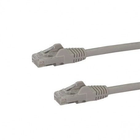 StarTech.com Cavo patch antigroviglio UTP RJ45 Cat6 Gigabit 15 m grigio - Cavo patch 15 m (N6PATC15MGR)