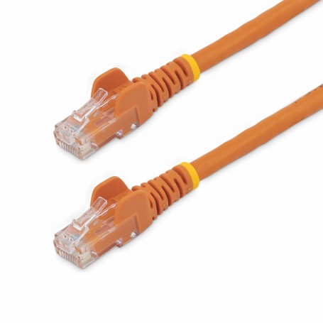 StarTech.com Cavo patch antigroviglio UTP RJ45 Cat6 Gigabit 3 m arancione - Cavo patch 3 m (N6PATC3MOR)
