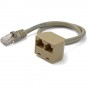 StarTech.com Cavo Adattatore sdoppiatore RJ45 2 a 1 - F/M (RJ45SPLITTER)