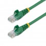 StarTech.com Cavo di rete CAT 5e - Cavo Patch Ethernet RJ45 UTP Verde da 1m antigroviglio (45PAT1MGN)