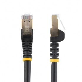 StarTech.com Cavo patch CAT6a da 7,5 m - Schermato (STP) - Filo di rame al 100% - Connettore antistrappo - Nero (6ASPAT750CMBK)