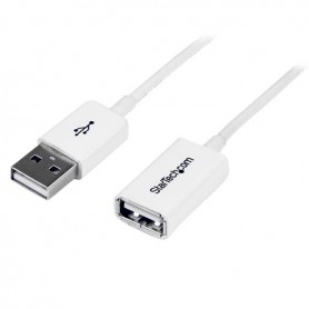 StarTech.com Cavo di prolunga USB 2.0 da 1 m A ad A - M/F, colore bianco (USBEXTPAA1MW)