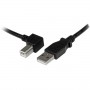 StarTech.com Cavo USB 2.0 A a B con angolare sinistro 2 m - M/M (USBAB2ML)