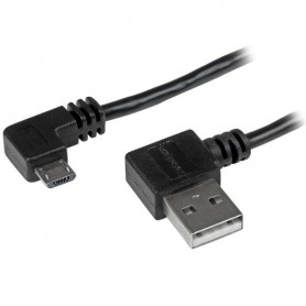 StarTech.com Cavo da Usb a micro USB con connettori ad angolo destro - M/M da 1 m Nero (USB2AUB2RA1M)