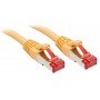 Lindy RJ-45/RJ-45 Cat6 1m cavo di rete Giallo S/FTP (S-STP) (47762)