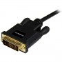StarTech.com Cavo convertitore adattatore Mini DisplayPort a DVI da 1,8 m – Mini DP a DVI 1920x1200 - Nero (MDP2DVIMM6B)