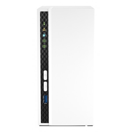 QNAP NAS TOWER 2BAY ARM 4CORE 2.0GHz 2xSATA 6GB/S 3.5"/2.5" 2GB RAM ON-BOARD 1xGBE  1xUSB3.2 GEN1 AN (TS-233)