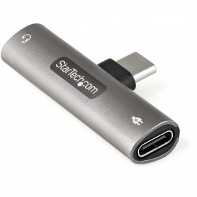 StarTech.com Adattatore USB C Jack audio - Caricatore USB-C e Adattatore cuffie /spinotto audio 3.5mm. Caricabatter (CDP235APDM)