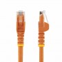 StarTech.com Cavo patch antigroviglio UTP RJ45 Cat6 Gigabit 3 m arancione - Cavo patch 3 m (N6PATC3MOR)
