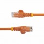StarTech.com Cavo patch antigroviglio UTP RJ45 Cat6 Gigabit 3 m arancione - Cavo patch 3 m (N6PATC3MOR)