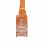 StarTech.com Cavo patch antigroviglio UTP RJ45 Cat6 Gigabit 3 m arancione - Cavo patch 3 m (N6PATC3MOR)