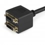 StarTech.com Cavo splitter video digitiale DVI-D a 2 DVI-D da 30 cm - M/F (DVISPL1DD)