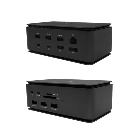 I-TEC DOCKING STATION USB 4.0 METAL DUAL 4K HDMI DP, PD 80 W (USB4DUAL4KDOCKPD)