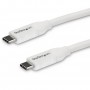 StarTech.com Cavo USB-C a USB-C 5A PD - M/M - Bianco - 4m - USB 2.0 - Conforme USB-IF (USB2C5C4MW)