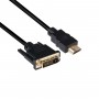 CLUB3D DVI to HDMI 1.4 Cable M/M 2m/ 6.56ft Bidirectional (CAC-1210)