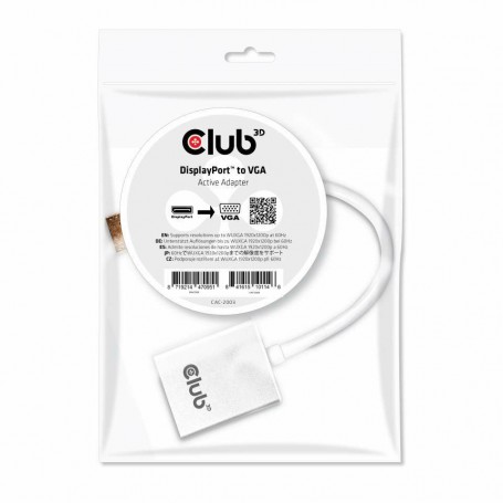 CLUB3D Displayport to VGA Active Adapter (CAC-2003)
