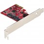 StarTech.com Scheda PCIe SATA - Scheda di Espansione PCIe SATA 2 Porte 6Gbps - Profilo Alto/Basso - Contr (2P6GR-PCIE-SATA-CARD)