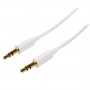 StarTech.com Cavo audio stereo slim da 3,5 mm bianco 2 m - M/M (MU2MMMSWH)