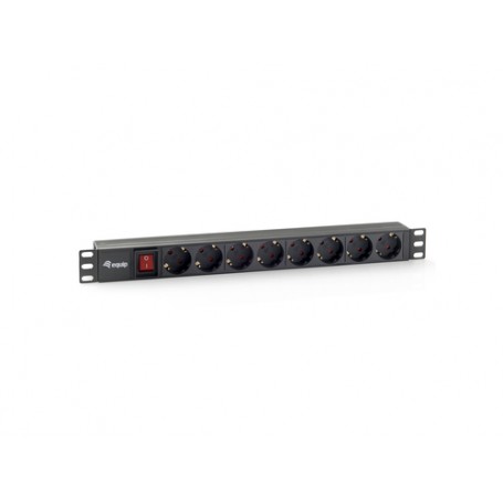 POWER STRIP 8BAY CEE7/4 WITH SWITCH (333283)