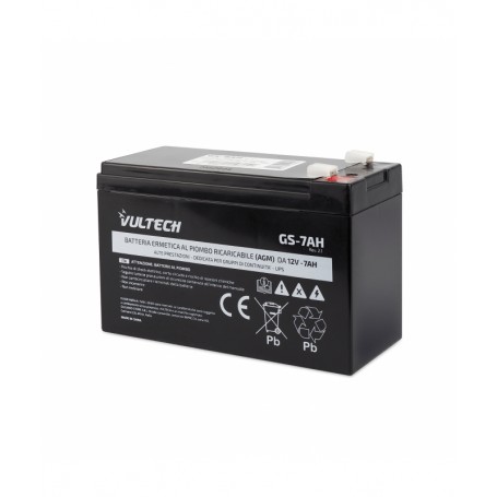 Vultech GS-7AH REV. 2.1 batteria UPS Acido piombo (VRLA) 12 V (GS-7AH Rev. 2.1)