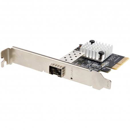 StarTech.com Scheda di Rete PCIe SFP+ 10G - Adattatore Ethernet con Porta SFP+, NIC PCIe Fibra Ottica 10Gigabit - SF (PEX10GSFP)