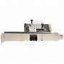 StarTech.com Scheda di Rete PCIe SFP+ 10G - Adattatore Ethernet con Porta SFP+, NIC PCIe Fibra Ottica 10Gigabit - SF (PEX10GSFP)