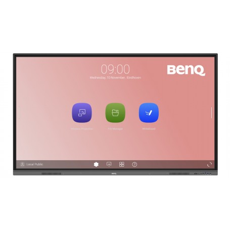 BenQ RE9803 Pannello piatto interattivo 2,49 m (98") LED 400 cd/m² 4K Ultra HD Nero Touch screen Processore integrato Android 1