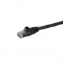 StarTech.com Cavo patch antigroviglio UTP RJ45 Gigabit Cat6 nero 5m - Cavo patch 5 m (N6PATC5MBK)
