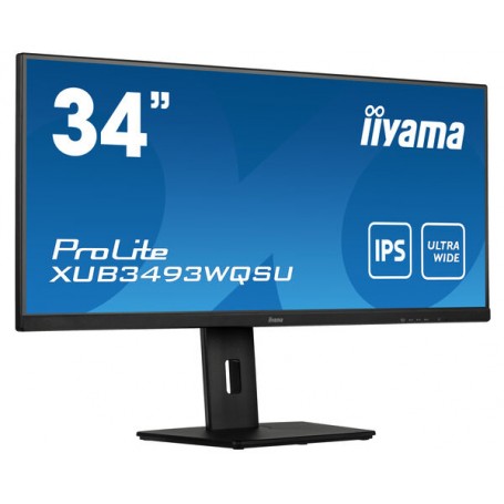 iiyama ProLite XUB3493WQSU-B5 Monitor PC 86,4 cm (34") 3440 x 1440 Pixel UltraWide Quad HD LED Nero