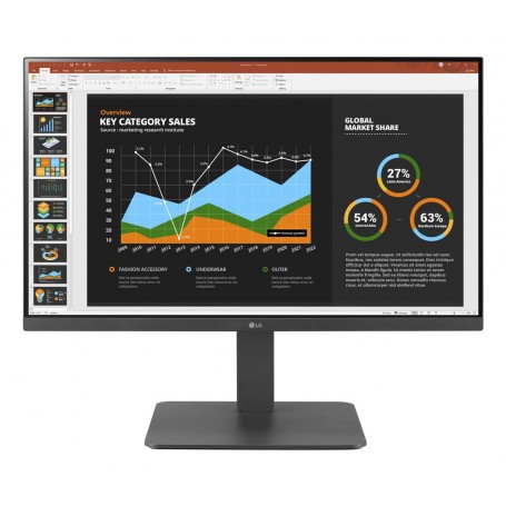 LG 24BR650B Monitor PC 60,5 cm (23.8") 1920 x 1080 Pixel Full HD LED Grigio