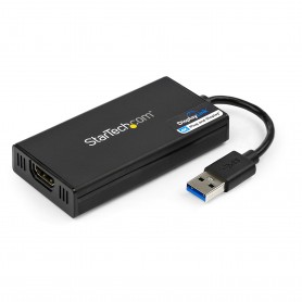 StarTech.com Adattatore da USB 3.0 a HDMI - 4K 30Hz Ultra HD - Certificato DisplayLink - Convertitore per monitor da (USB32HD4K)