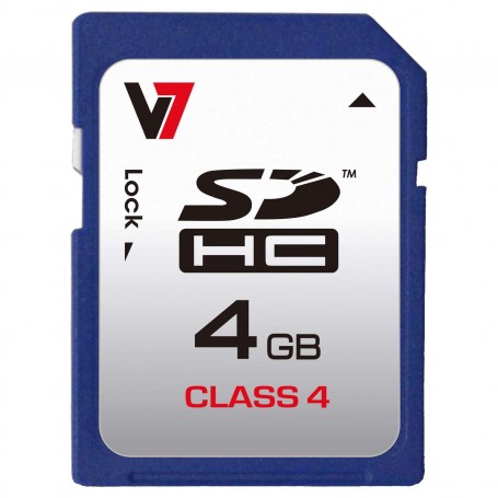 V7 SDHC 4GB Classe 4 (VASDH4GCL4R-2E)