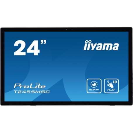 iiyama T2455MSC-B1 visualizzatore di messaggi Pannello piatto per segnaletica digitale 61 cm (24") LED 400 cd/m² Full HD Nero T