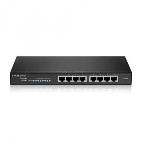 ZYXEL SWITCH MANAGED NEBULAFLEX 8 PORTE GIGABIT, IPV6, VLAN, SENZA VENTOLE, DESKTOP (GS1915-8-EU0101F)
